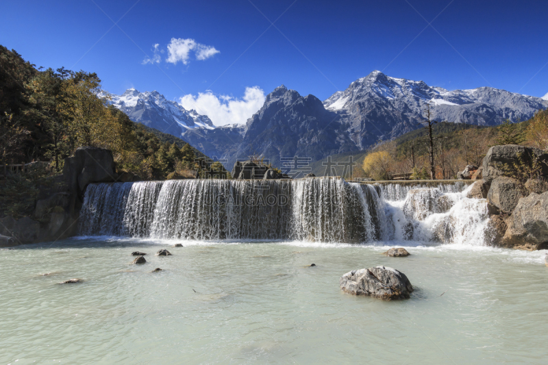 玉龙雪山,瀑布,meili山,白族,纳西族,牦牛,丽江,云南省,四川省,旅游目的地