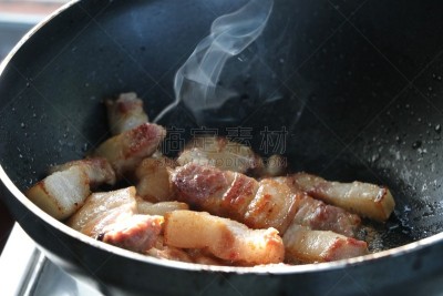 锅,厨房,酱汁,热,猪肉,烟,水平画幅,无人,泰国,室内