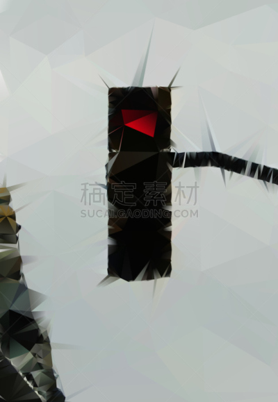 抽象,停止标志,红色,红绿灯,几何形状,垂直画幅,艺术,交通标志,无人,绘画插图