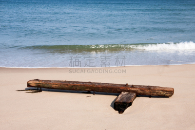 十字形,海滩,一半的,水,天空,特罗,特鲁罗,水平画幅,沙子,柯德角