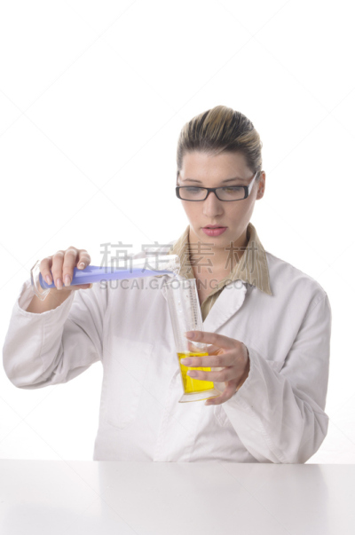 液体,青年人,女性,化学家,发现号,垂直画幅,装管,微生物学,试管,电子记事本