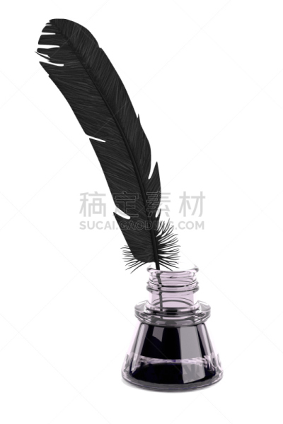 鹅毛笔,文字,一个物体,垂直画幅,图像,组物体,计算机制图,工具,三维图形,模型
