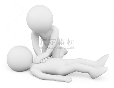 人,心脏复苏术,三维图形,白色,健康保健,心肺系统,男人,技能,图像