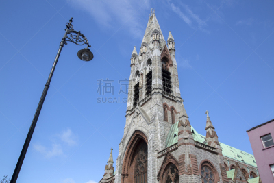 Facade of Augustinian Friary; St John the Baptist - John’s Lane Church; Dublin; Ireland