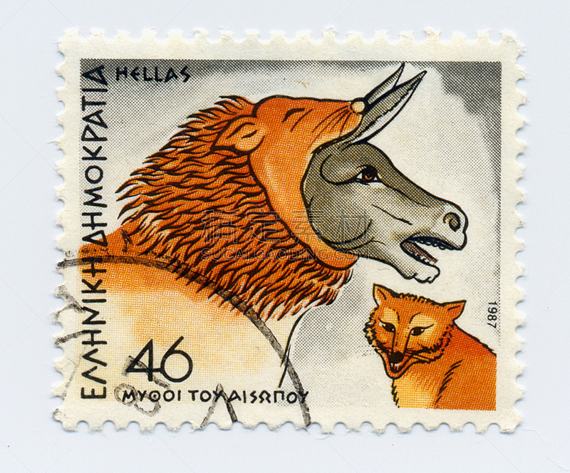 aesop,希腊,圣伯纳犬,1987,驴子,野生猫科动物,驴,水平画幅,无人
