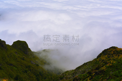 山,峰鲁伊峰,马德拉群岛,天空,美,台阶,风,水平画幅,云,大西洋群岛