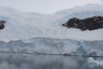 冰河,南极洲,海滩,水,美,气候,水平画幅,雪,偏远的,北美