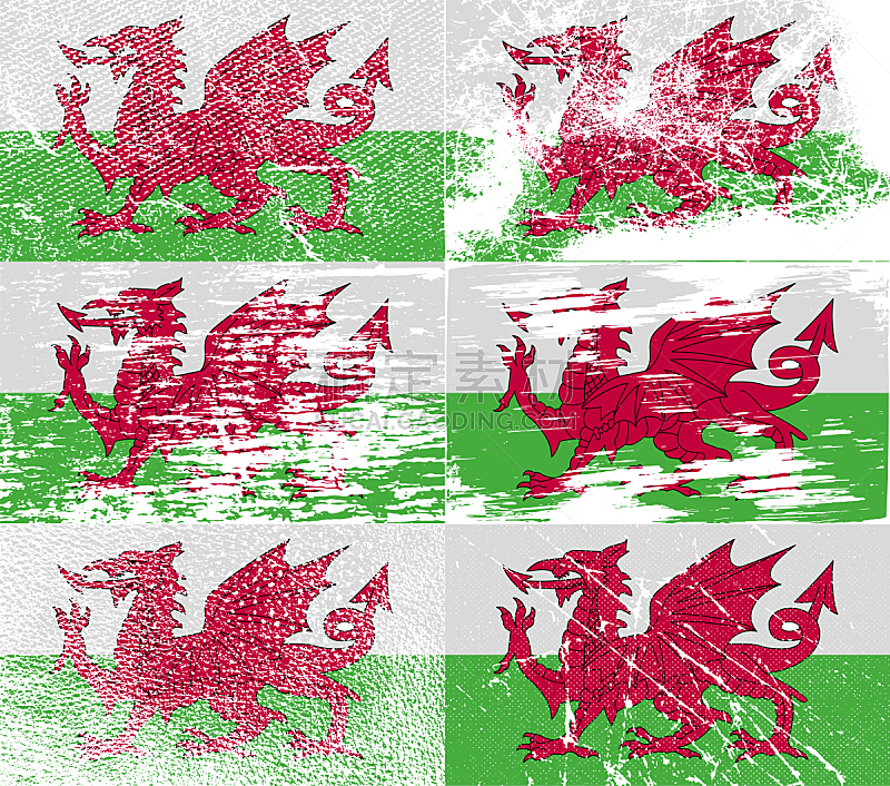 纹理效果,威尔士,古典式,六旗魔术山,美国,水平画幅,职权,符号,领土行为,计算机制图