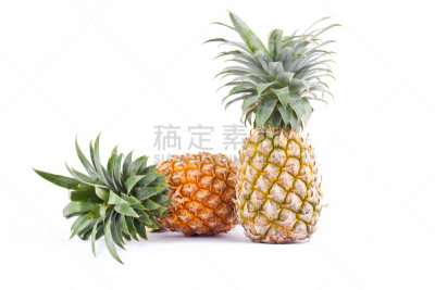熟的,分离着色,菠萝,食品,健康食物,水果,白色背景,热带水果,枫树的翅果,维生素a