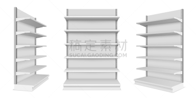 概念,超级市场,商店,架子,矢量,购物中心,市场营销,商品,支架,室内