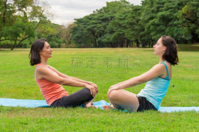 女人,可爱的,女儿,家庭,肖像,泰国,脖子,夏天,乐趣