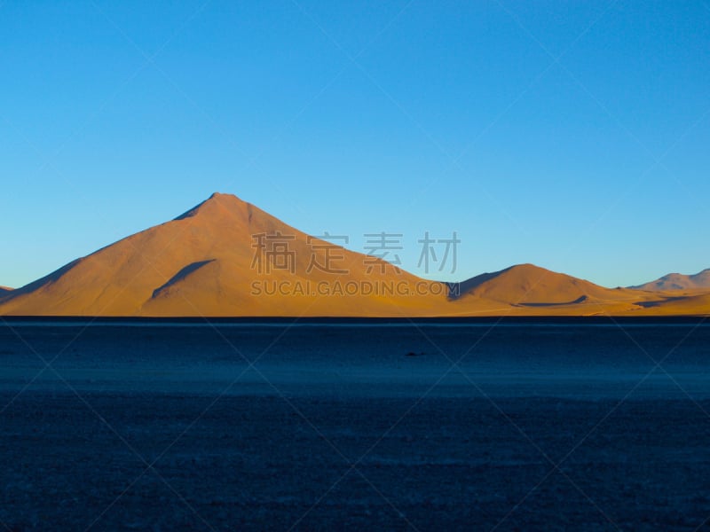 阿尔蒂普拉诺山脉,天空,褐色,水平画幅,山,无人,早晨,阴影,偏远的,户外