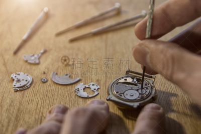 表,机件,古董,钟表匠,水平画幅,古老的,古典式,时间,金属,钟