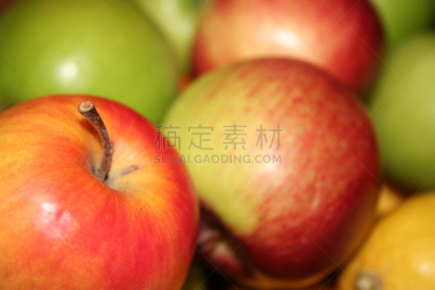 苹果,粉红佳人苹果,每日五份,蔬菜水果商,水平画幅,水果,健康保健,红色,植物茎