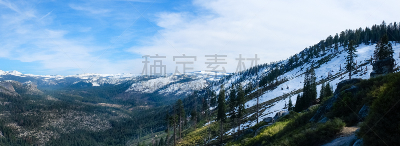 全景,冰河角,天空,美,公园,水平画幅,雪,瀑布,美人,户外