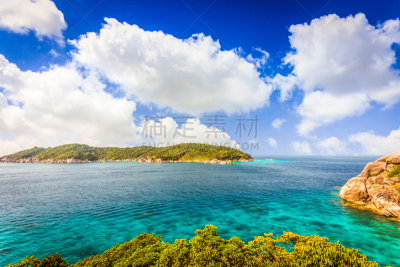 斯米兰群岛,海滩,攀牙府,一见钟情,水平画幅,水肺潜水,沙子,鸟类,安达曼海,夏天