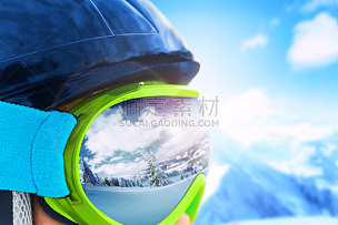 巴拉克拉法帽,冬天,山,地形,滑雪镜,非滑雪场地的滑雪,滑雪运动,滑雪坡,雪,度假胜地