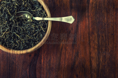木制,干的,茶树,汤匙,桌子,盘子,古董,阿萨姆,大吉岭,茶叶