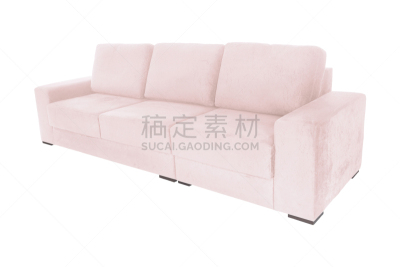 纺织品,沙发,白色背景,舒服,座位,彩色图片,三个物体,分离着色,视角,暗色