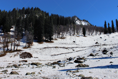 雪,冬天,印度,山谷,山,索马,查谟和克什米尔,天空,气候,旅行者