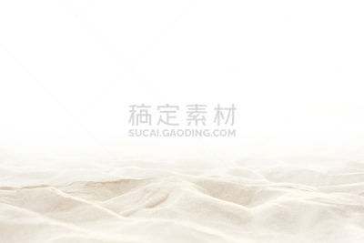沙子,白色背景,硅石,海滩,沙丘,自然纹理,概念象征,波纹,堆,平视角