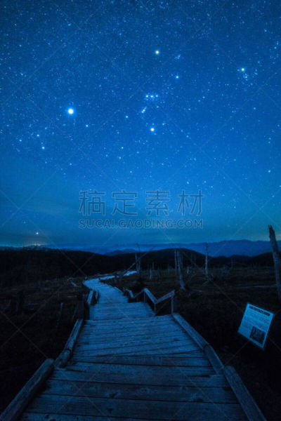 奈良县,山口,日本,ohdaigahara,星系,垂直画幅,天空,美,里山,休闲活动