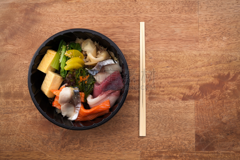日本食品,木制,背景,快餐店,水平画幅,开胃品,传统,生食,膳食,海产
