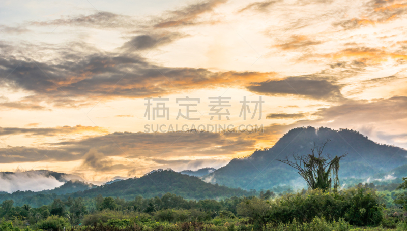 山,蓝色,天空,马德拉,水平画幅,枝繁叶茂,大西洋群岛,夏天,户外,城镇