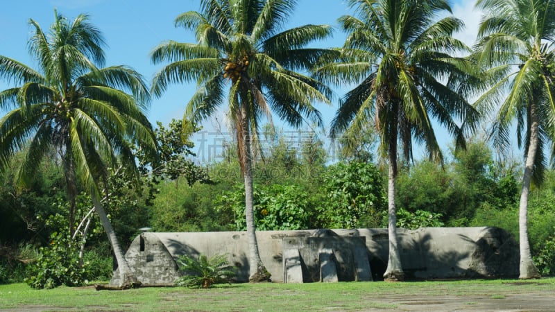 防空洞,tinian,北马里亚纳群岛,水平画幅,无人,建筑结构,被抛弃的,摄影