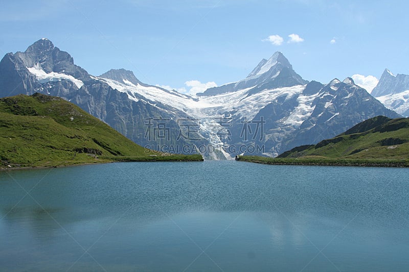 湖,山,平衡折角灯,永远,瑞士阿尔卑斯山,水,天空,美,水平画幅,云