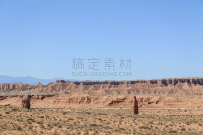 风景,犹他,路,莫斯特,一只动物,地球,万岩柱,沙岩,escalante,沙漠