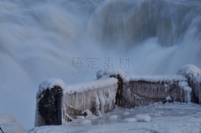 壶口瀑布,水,水平画幅,无人,户外,非凡的,冬天,著名景点,中国,河流