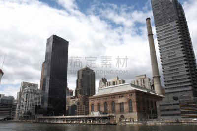 纽约,发电站,电缆,天空,水平画幅,能源,无人,户外,金属丝,工业