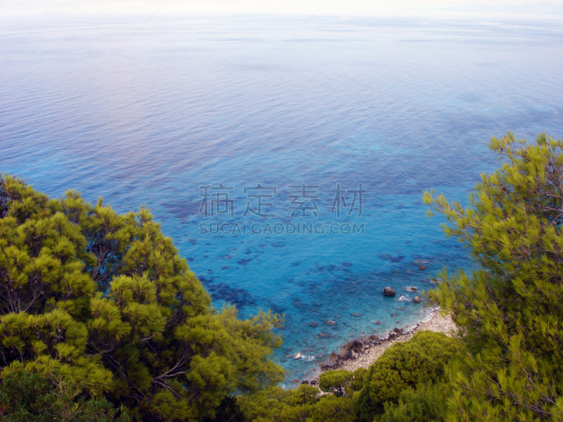 希腊诸岛,莱夫卡斯,希腊,水,海滩,水平画幅,无人,莱弗卡扎市,海洋,背景