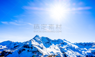 格劳斯格劳克纳山,奥地利高山之路,恩陶国家公园,藿赫陶恩山脉,广角,冰河,天空,国家公园,水平画幅,山
