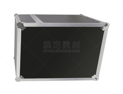 航空箱,金属质感,边框,黑色,水平画幅,无人,乐器盒,白色背景,背景,影棚拍摄
