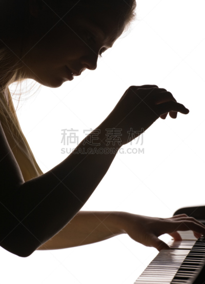 钢琴师,进行中,女人,阴影,三角钢琴,钢琴键,垂直画幅,噪声,美人,仅成年人
