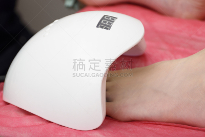 灯,足,特写,修指甲,妇女问题,指甲油,发型屋,健康保健,专业人员,手套