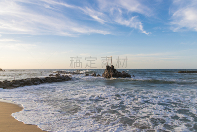 看风景,海滩,夏威夷大岛,鸟取,黄昏,逃避现实,本州岛中国地区,鸟取县,鸟居,海滩度假