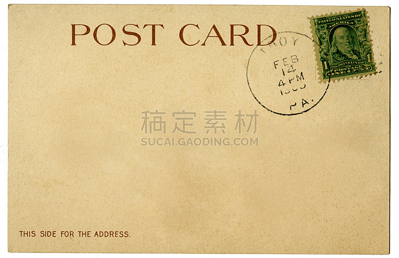 明信片,空白的,古董,摇滚乐,邮件,邮局,请柬,古典式,在之后