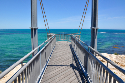 观测点,cape peron,建筑,水,天空,西澳大利亚,水平画幅,高视角,石灰石,旅行者