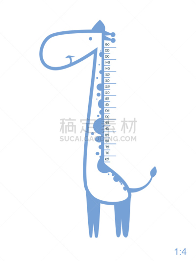 乐趣,长颈鹿,可爱的,华丽的,比例,背景分离,长度,高个子,边框,信函