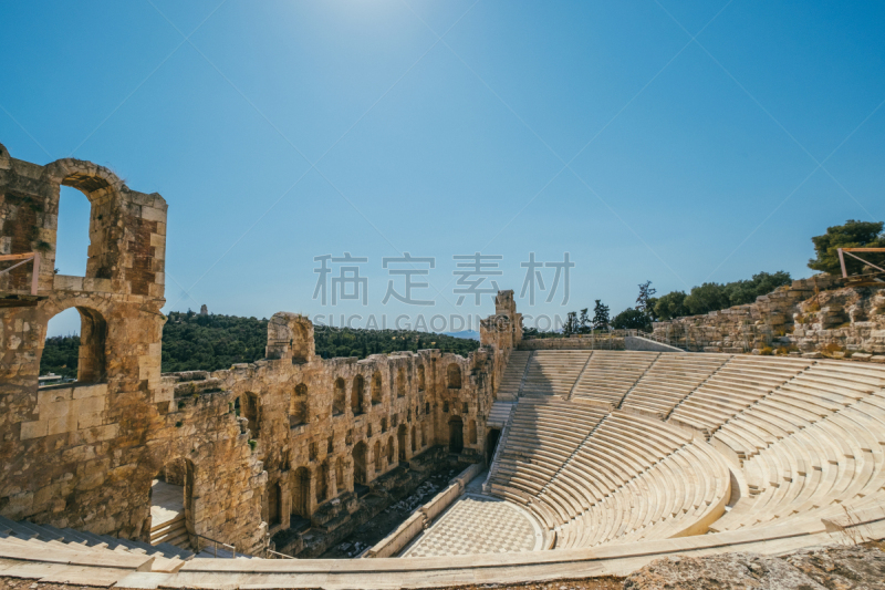 希腊,建筑结构,石材,雅典,古代剧场,雅典卫城,剧院,山,美国西南地区,古代文明