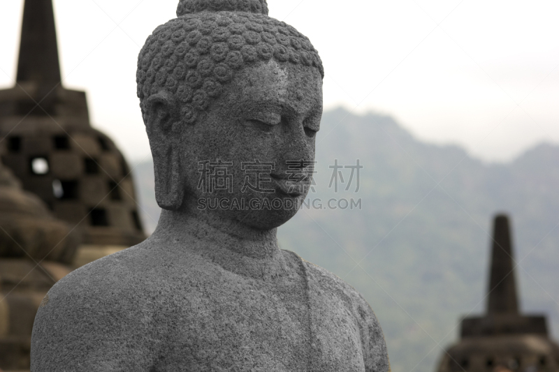 婆罗浮屠佛塔遗址,拔兰班南庙,雅加达,日惹特区,旅途,过去,世界遗产,石头,旅行者,建筑