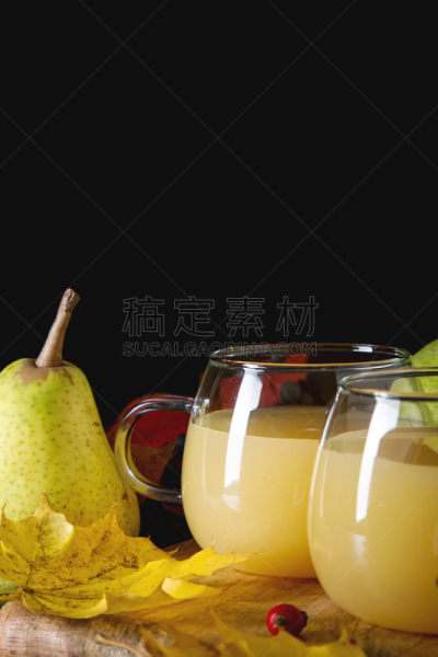 肉桂,梨,秋天,苹果酒,叶子,背景,垂直画幅,无人,古老的,香草兰