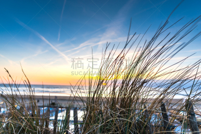 德国北海地区,水,天空,暴风雨,水平画幅,云,沙子,无人,户外,荷兰