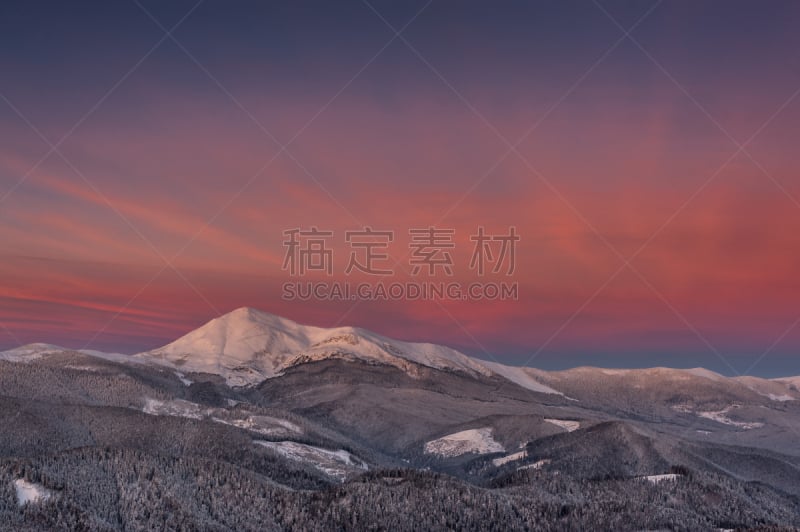 地形,气候,水平画幅,雪,无人,早晨,户外,格拉汉姆·希尔,冬天