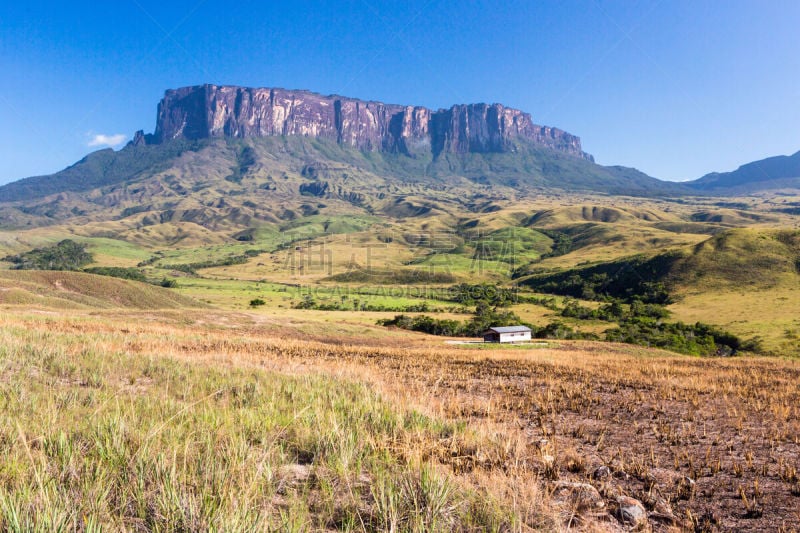 罗赖马山,平顶山区,平顶山,罗赖马州,canaima,委内瑞拉,南美,水平画幅,无人,户外