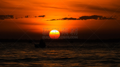 早晨,夏威夷大岛,曙暮光,古巴克里尼达,棕榈树,海滩,热带气候,黎明,安提瓜,波拉波拉