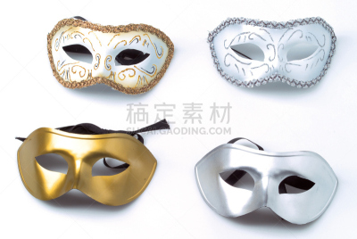 四个物体,面具,个人随身用品,艺术,伪饰,水平画幅,威尼斯面具,晚会,学校宴会